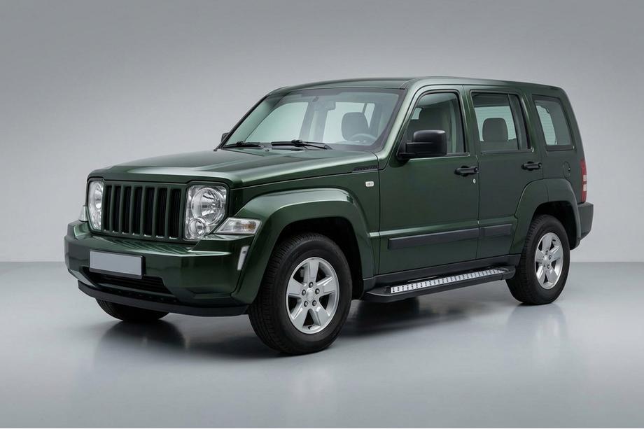 Jeep Cherokee/Liberty 2007–2013 Sidosteg Vision New Black (2 st, aluminium) Image