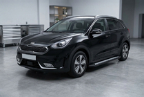 Kia Niro 2016–2021 Sidosteg New Vision Black (2 st, aluminium) foto 1