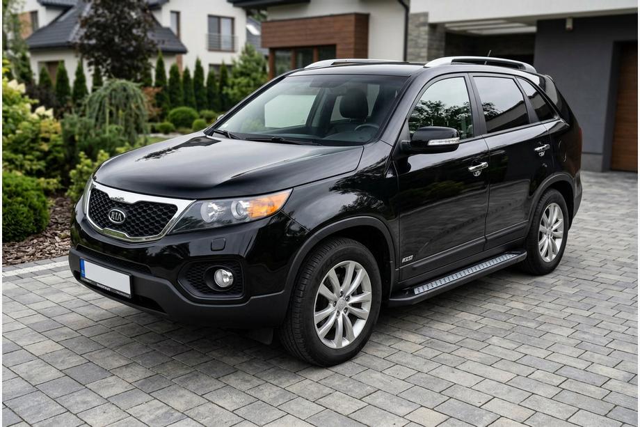 Kia Sorento II XM 2009–2014 Sidosteg New Vision Black (2 st, aluminium) 2010–2013 Image