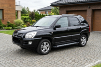 Kia Sportage 2004–2010 Sidosteg Vision New Black (2 st, aluminium) foto 1