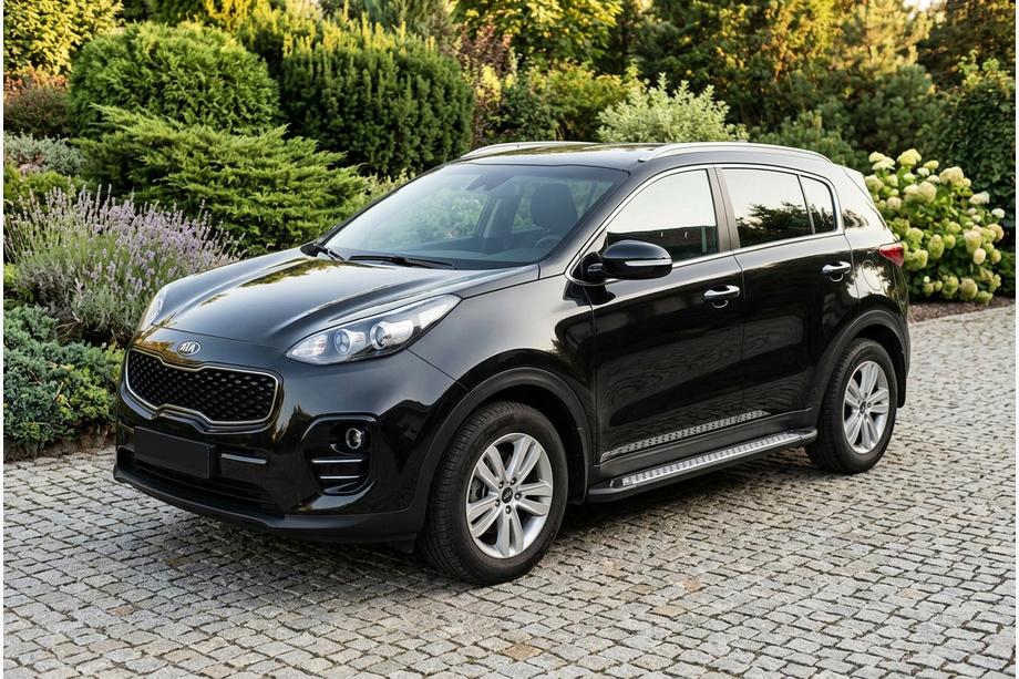 Kia Sportage 2015–2021 Sidosteg New Vision Black (2 st, aluminium) Image