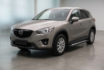 Mazda CX-5 2012–2017 Sidosteg New Vision Black (2 st, aluminium) foto 1