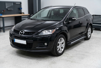Mazda CX-7 2006–2012 Sidosteg New Vision Black (2 st, aluminium) foto 1