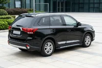 Mitsubishi Outlander 2012–2021 Sidosteg New Vision Black (2 st, aluminium) foto 1