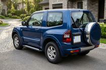 Mitsubishi Pajero Wagon III 1999–2006 Sidosteg New Vision Black (2 st, aluminium) foto 1