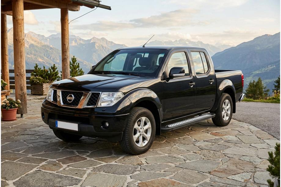 Nissan Navara 2006–2015 Sidosteg New Vision Black (2 st, aluminium) Image