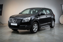 Nissan Qashqai 2007–2010 Sidosteg New Vision Black (2 st, aluminium) foto 1