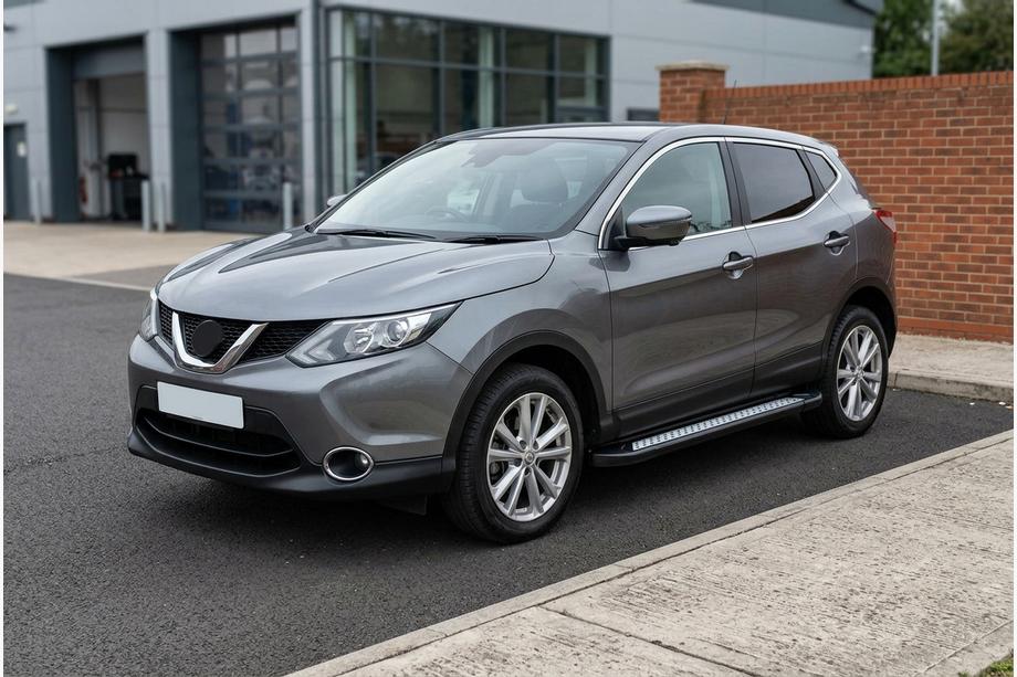 Nissan Qashqai 2014–2021 Sidosteg New Vision Black (2 st, aluminium) Image
