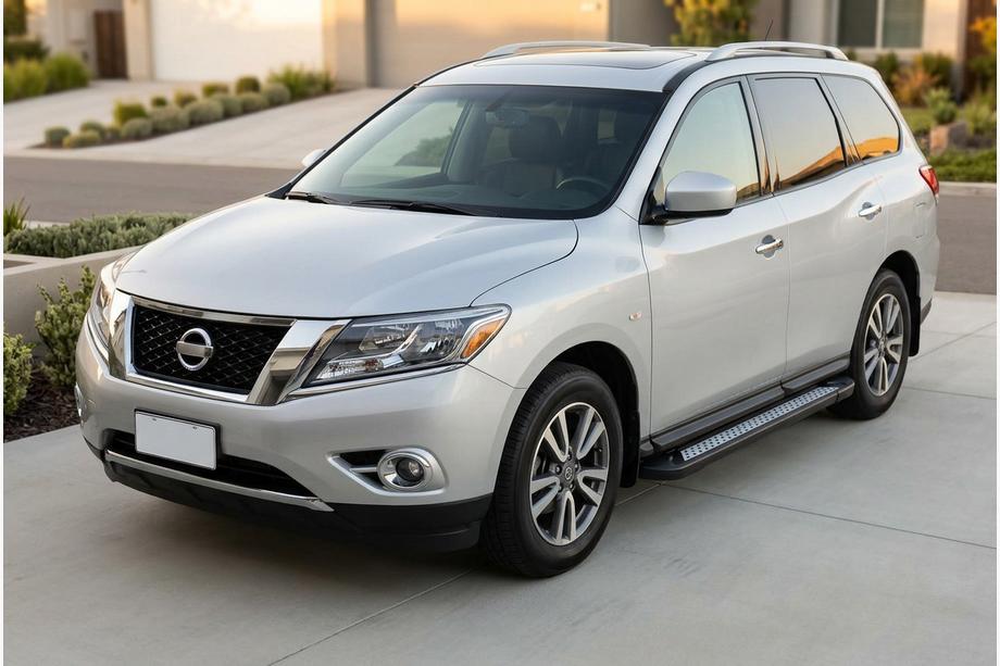 Nissan Pathfinder R52 2012–2021 Sidosteg New Vision Black (2 st, aluminium) Image