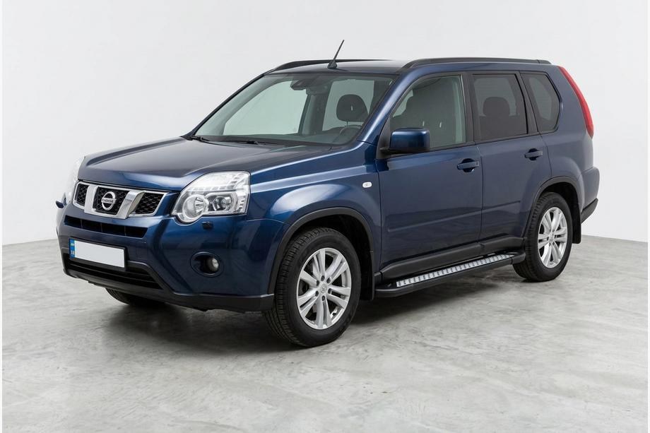 Nissan X-trail T31 2007–2014 Sidosteg New Vision Black (2 st, aluminium) Foto 1