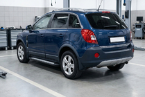 Opel Antara 2006–2017 Sidosteg Vision New Black (2 st, aluminium) 2007-2015 foto 1