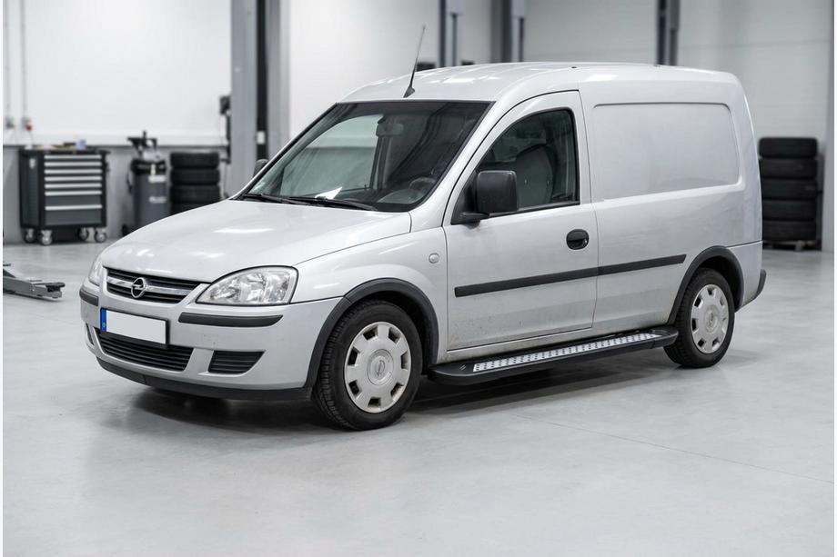 Opel Combo 2002–2012 Sidosteg New Vision Black (2 st, aluminium) Image
