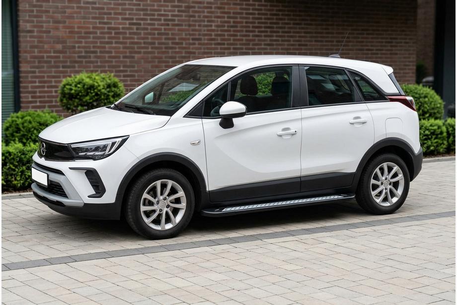 Opel Crossland X 2017–2024 Sidosteg New Vision Black (2 st, aluminium) Image