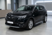 Opel Grandland X 2017– Sidosteg New Vision Black (2 st, aluminium) foto 1