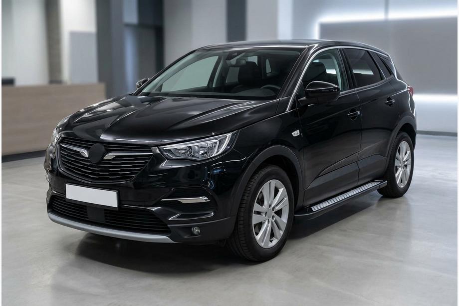 Opel Grandland X 2017– Sidosteg New Vision Black (2 st, aluminium) Image