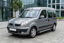 Renault Kangoo 1998–2008 Sidosteg New Vision Black (2 st, aluminium) foto 1