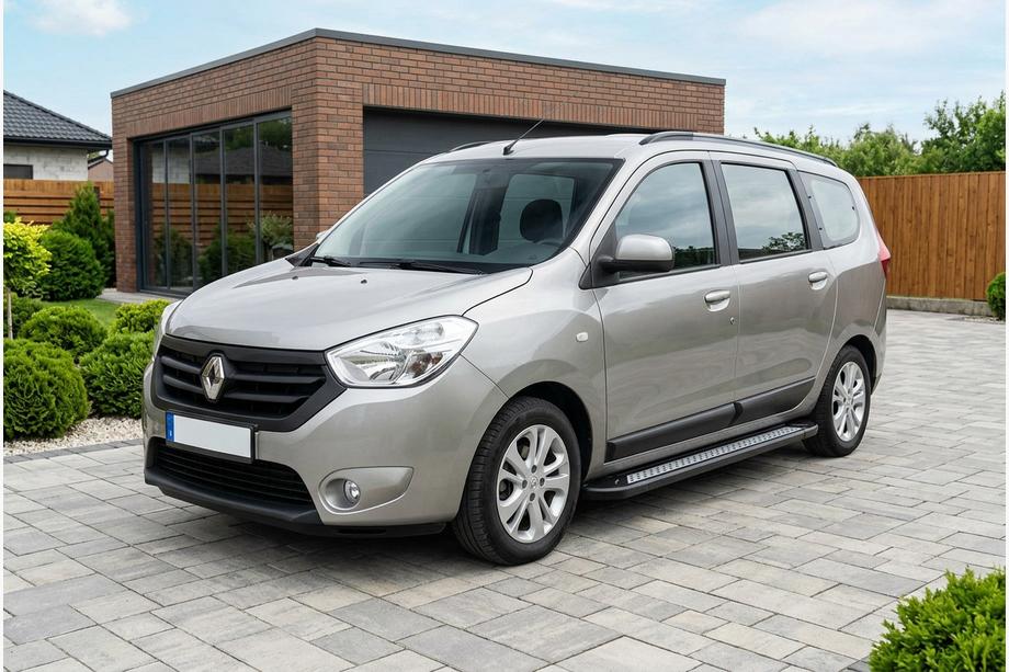 Renault Lodgy 2013–2022 Sidosteg New Vision Black (2 st, aluminium) Foto 1