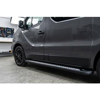 Sidosteg New Vision Black (2 st, aluminium) Renault Trafic 2001–2015 foto 1