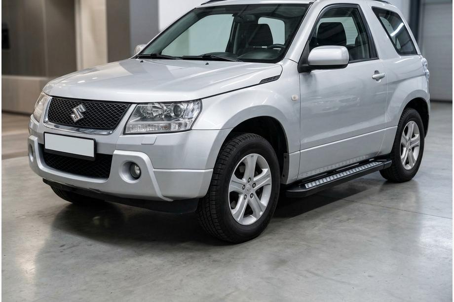 Suzuki Grand Vitara 2005–2017 Sidosteg New Vision Black (2 st, aluminium) Image