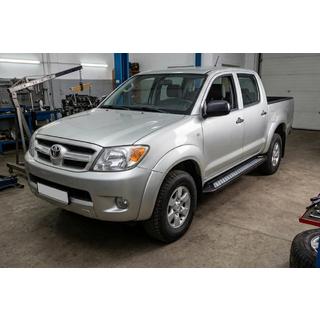 Sidosteg New Vision Black (2 st, aluminium) Toyota Hilux 2006–2015 foto 1