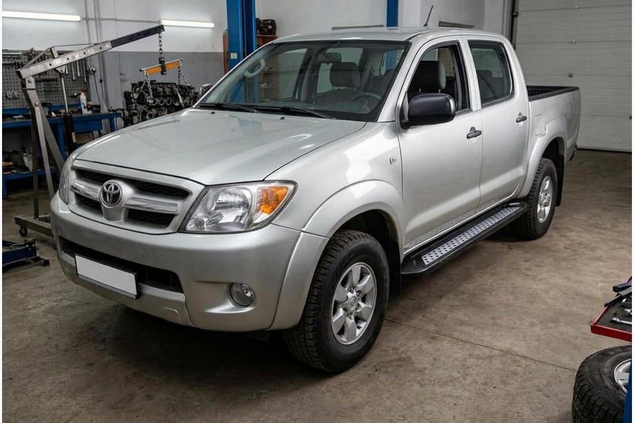 Toyota Hilux 2006–2015 Sidosteg New Vision Black (2 st, aluminium) Image