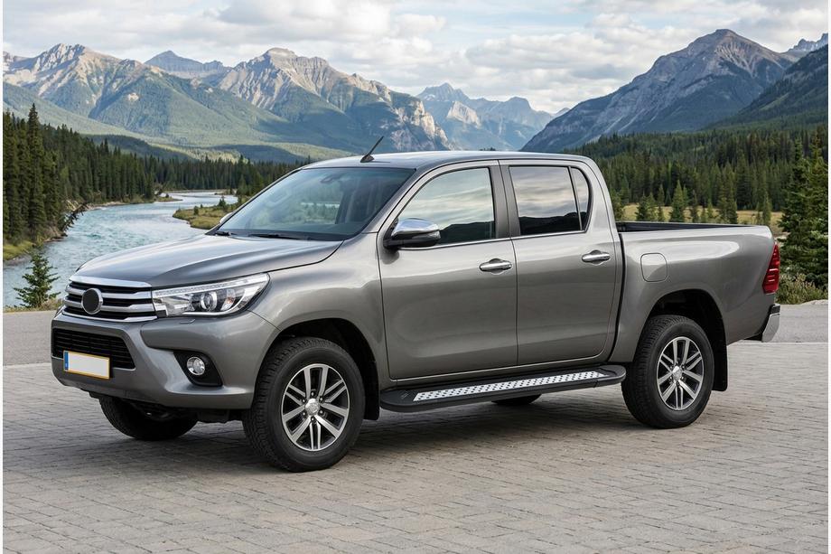 Toyota Hilux 2015– Sidosteg New Vision Black (2 st, aluminium) Image