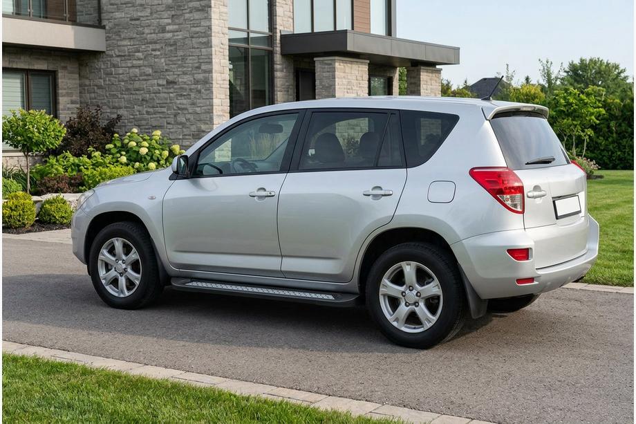 Toyota Rav 4 2006–2013 Sidosteg New Vision Black (2 st, aluminium) Image