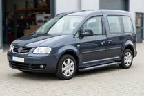Volkswagen Caddy 2004–2010 Sidosteg Vision New Black (2 st, aluminium) foto 1