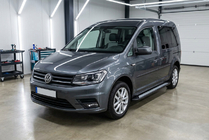 Volkswagen Caddy 2015–2020 Sidosteg New Vision Black (2 st, aluminium) Maxi hjulbas foto 1