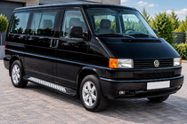 Volkswagen T4 Caravelle/Multivan 1990–2003 Sidosteg New Vision Black (2 st, aluminium) foto 1