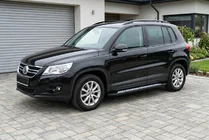 Volkswagen Tiguan 2007–2016 Sidosteg New Vision Black (2 st, aluminium) foto 1