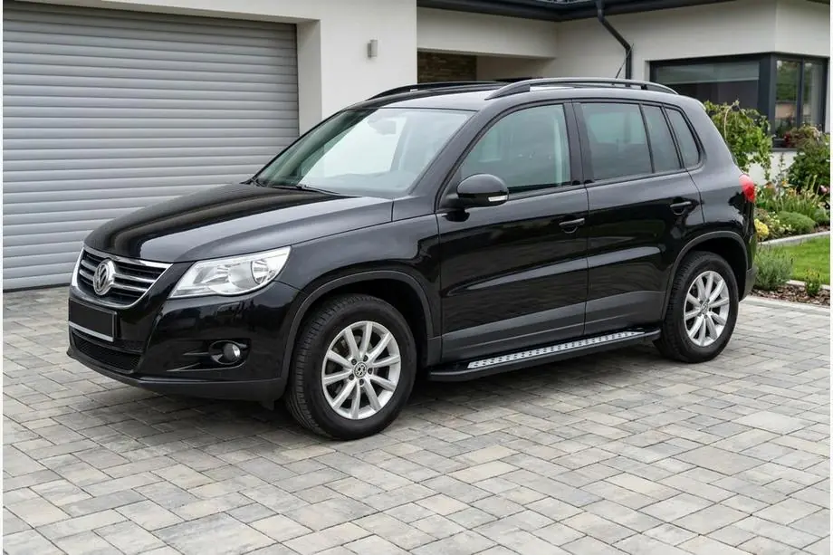 Volkswagen Tiguan 2007–2016 Sidosteg New Vision Black (2 st, aluminium) Image