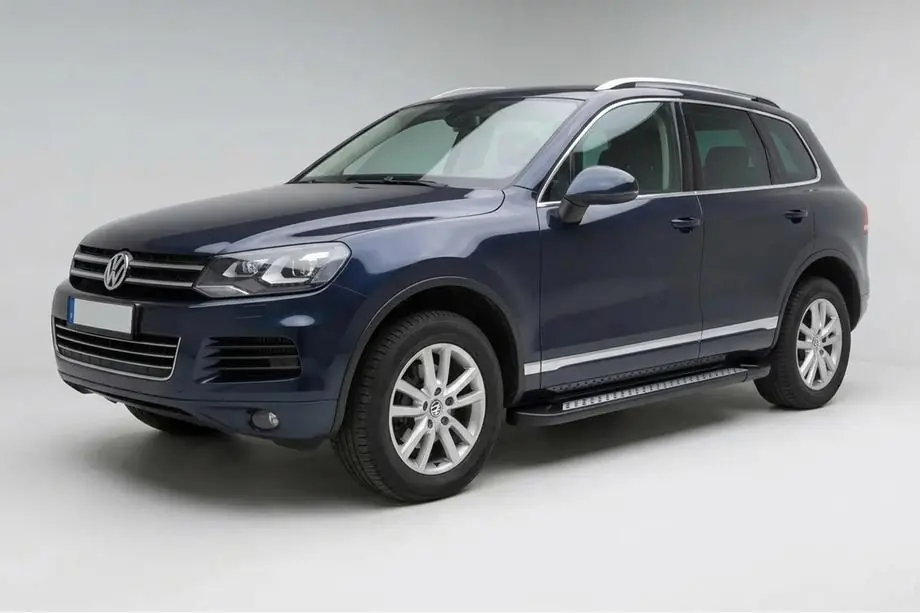 Volkswagen Touareg 2010–2018 Sidosteg New Vision Black (2 st, aluminium) Foto 1