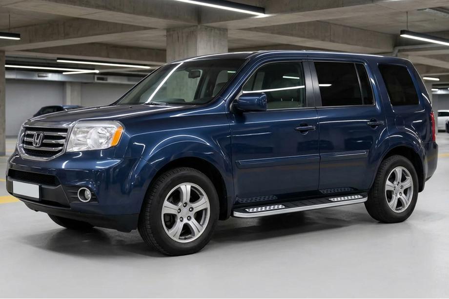 Honda Pilot 2008–2015 Sidosteg Tayga V2 (2 st, aluminium) Image