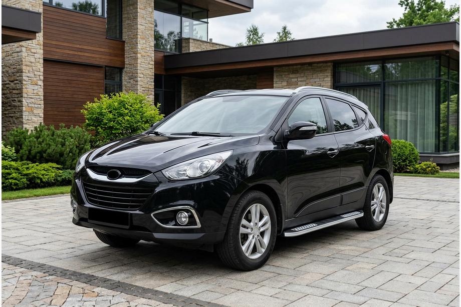 Hyundai IX-35 2010–2015 Sidosteg Tayga V2 (2 st, aluminium) Image