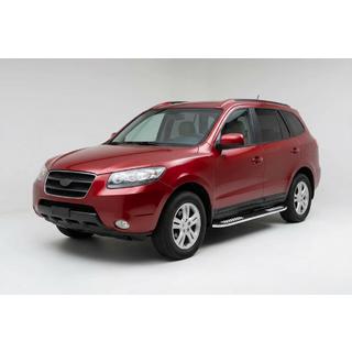 Sidosteg Tayga V2 (2 st, aluminium) Hyundai Santa Fe 2 2006–2012 foto 1