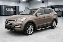 Hyundai Santa Fe 3 2012–2018 Sidosteg Tayga V2 (2 st, aluminium) foto 1