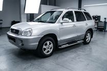 Hyundai Santa Fe 1 2000–2006 Sidosteg Tayga V2 (2 st, aluminium) foto 1