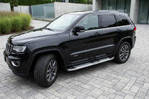 Jeep Grand Cherokee WK2 2010–2021 Sidosteg Tayga V2 (2 st, aluminium) foto 1