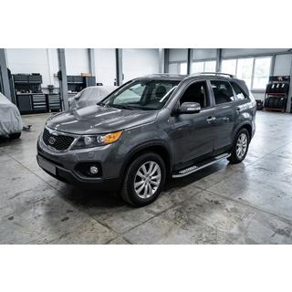 Sidosteg Tayga V2 (2 st, aluminium) Kia Sorento II XM 2009–2014 foto 1