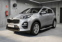 Kia Sportage 2015–2021 Sidosteg Tayga V2 (2 st, aluminium) foto 1