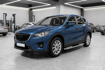 Mazda CX-5 2012–2017 Sidosteg Tayga V2 (2 st, aluminium) foto 1