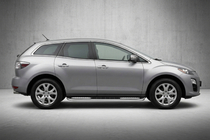 Mazda CX-7 2006–2012 Sidosteg Tayga V2 (2 st, aluminium) foto 1