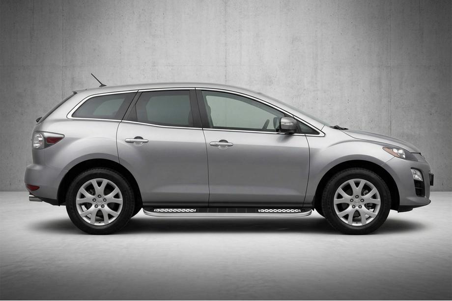 Mazda CX-7 2006–2012 Sidosteg Tayga V2 (2 st, aluminium) Image