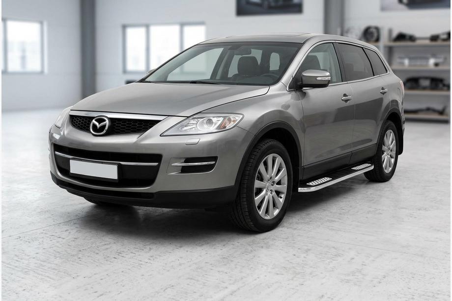 Mazda CX-9 2007–2016 Sidosteg Tayga V2 (2 st, aluminium) Image