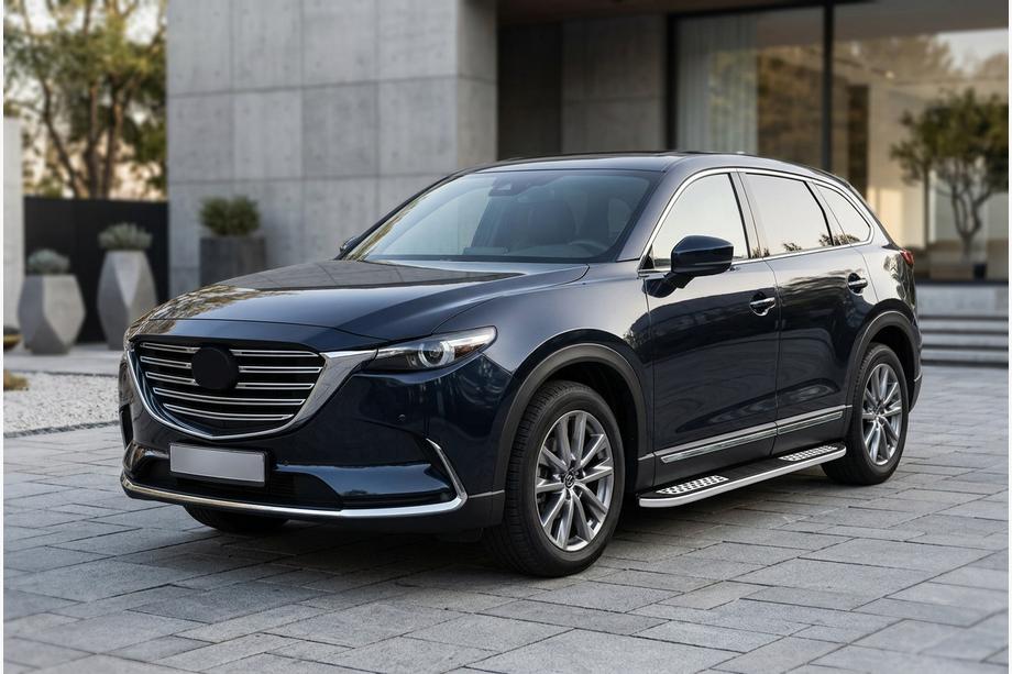 Mazda CX-9 2017– Sidosteg Tayga V2 (2 st, aluminium) Image