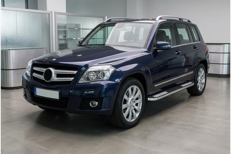 Mercedes GLK class X204 2008–2015 Sidosteg Tayga V2 (2 st, aluminium) Image