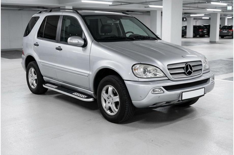 Mercedes ML W163 1997–2005 Sidosteg Tayga V2 (2 st, aluminium) Image