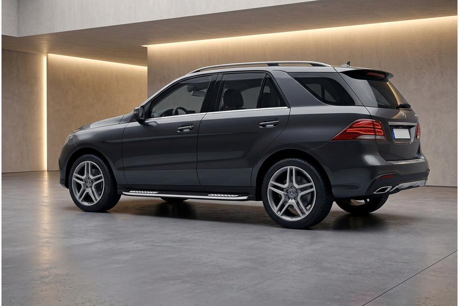 Mercedes GLE/ML class W166 2011–2018 Sidosteg Tayga V2 (2 st, aluminium) Image