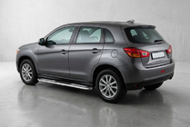 Mitsubishi ASX 2010–2023 Sidosteg Tayga V2 (2 st, aluminium) foto 1